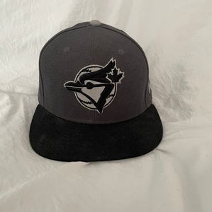Grey and black Blue Jays Cap